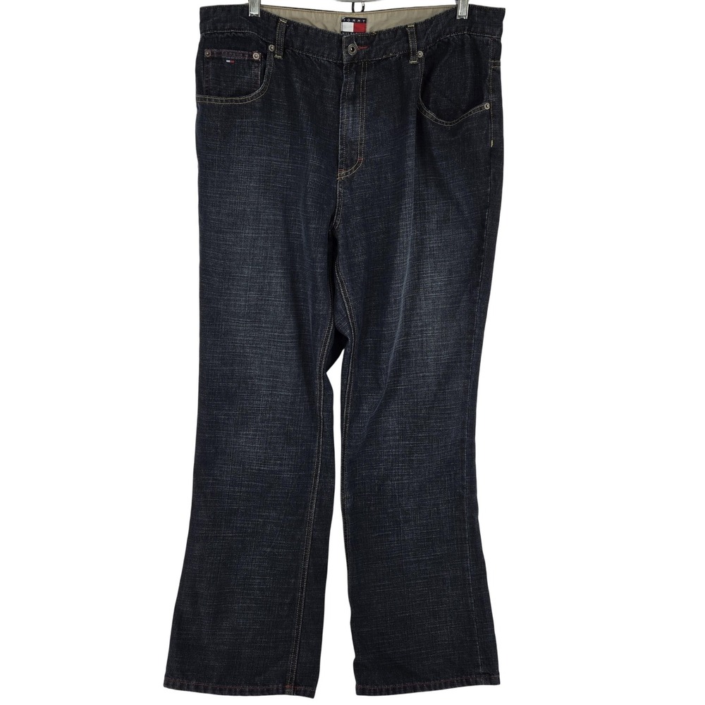 Vintage Tommy Hilfiger Jeans Mens 38x32 Blue Straight Classic Oceans 2000s Y2K